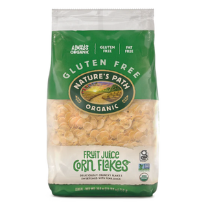 Nature's Path Corn Flakes Cereal - fruit juice sweetened. Eco Pack 750gm