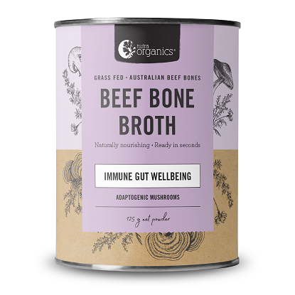 Nutra Organics Beef Bone Broth Adaptogenic Mushroom 125g