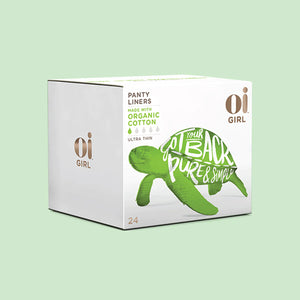 Oi Girl Organic Panty Liners. 24 ultra-thin panty liners