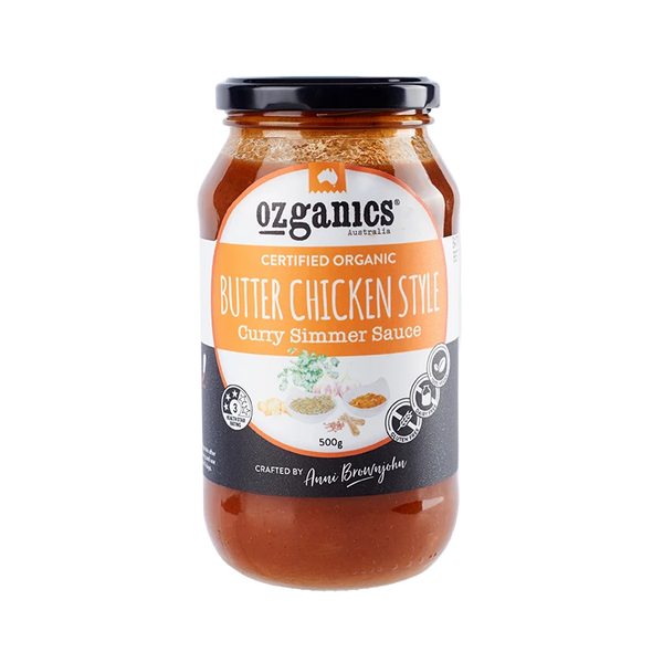 Ozganics Butter Chicken Style Curry Sauce 500gm