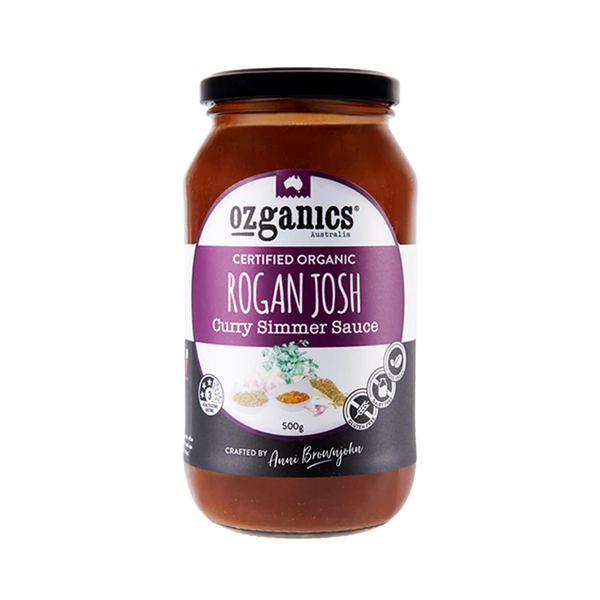 Ozganics Rogan Josh Curry Simmer Sauce 500gm