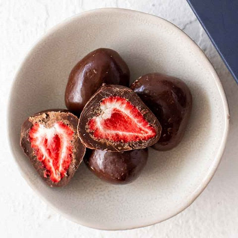 Organic Times Dark Chocolate Strawberries