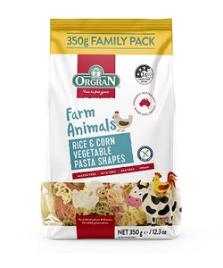 Orgran Rice & Corn Farm Animals Pasta 350g