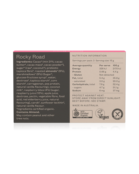 Pana Chocolate Rocky Road 45gm