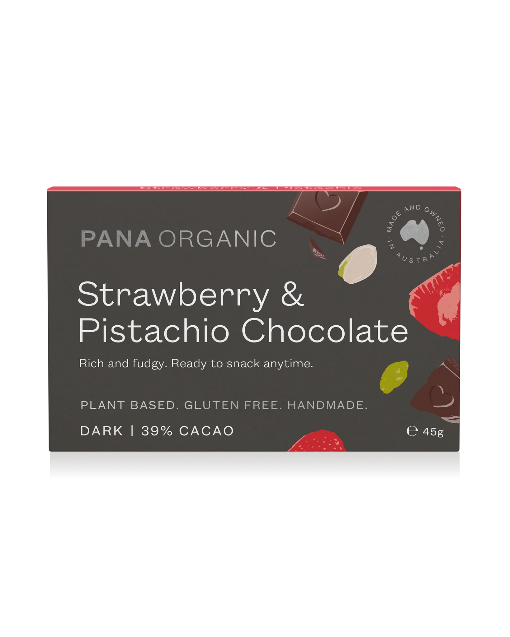Pana Chocolate Strawberry and Pistachio 45gm