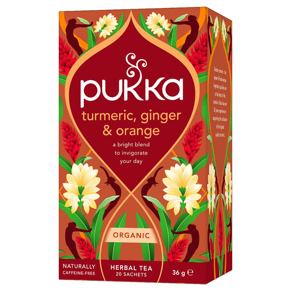 Pukka Tea Turmeric, Ginger & Orange 20tbags