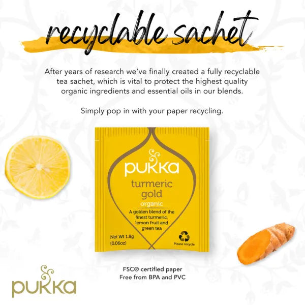 Pukka Tea Turmeric Gold 20tbags