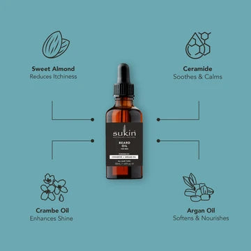 Sukin MEN'S BEARD OIL 50ML - 20% off