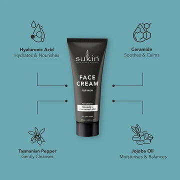 Sukin MEN'S FACE CREAM 125ML - 20% off