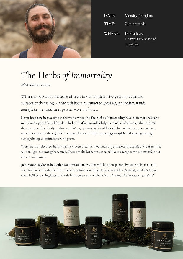 SuperFeast The Herbs of Immortality with Mason Taylor