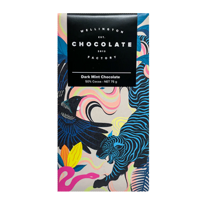 The Wellington Chocolate Factory Peppermint Dark Chocolate Bar 75gm