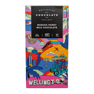 The Wellington Chocolate Factory Manuka Honey Milk Bar 75gm