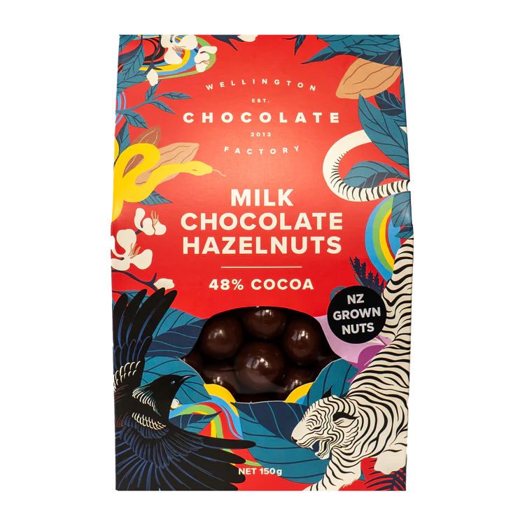 The Wellington Chocolate Factory Milk Chocolate Hazelnuts