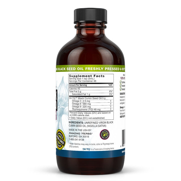 Amazing Herbs Black Seed Oil 240ml