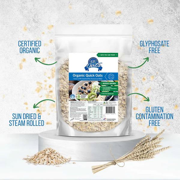 Aussie OATS - Organic Quick Oats 1kg