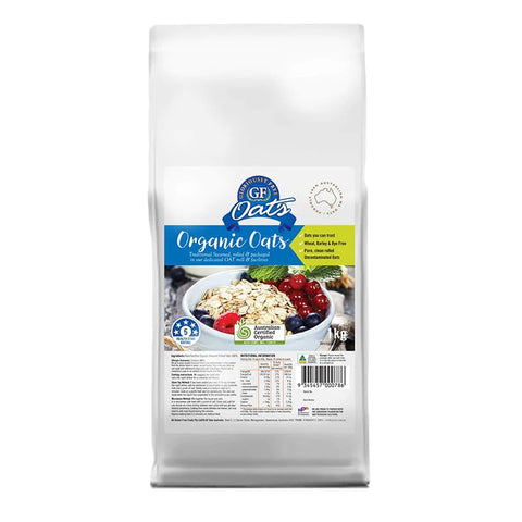 Aussie Organic GF Oats - 1kg