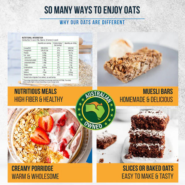 Aussie OATS - Quick Oats 500gm