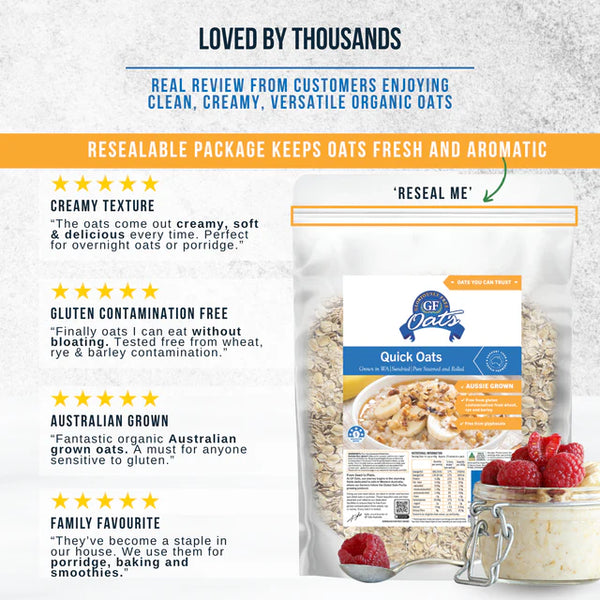 Aussie OATS - Quick Oats 500gm
