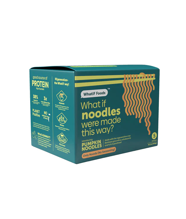 WhatIF Foods | Pumpkin Noodles (No Seasoning) 375gm