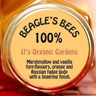 Beagle's Bees Honey JJ's Organic Gardens 250gm