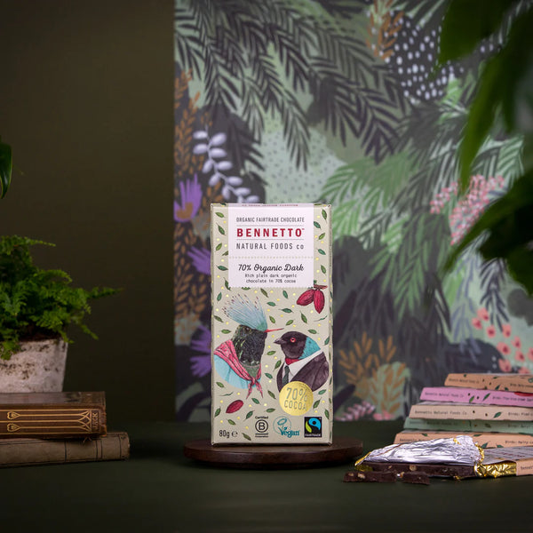 Bennetto 70% Organic Dark - 80g bar