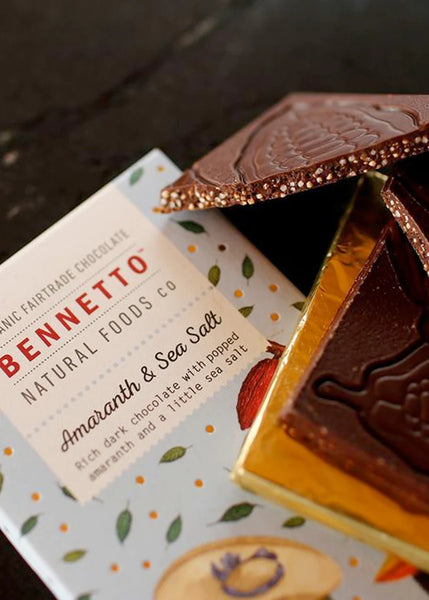 Bennetto Chocolate Amaranth & Sea Salt 60% Cocoa