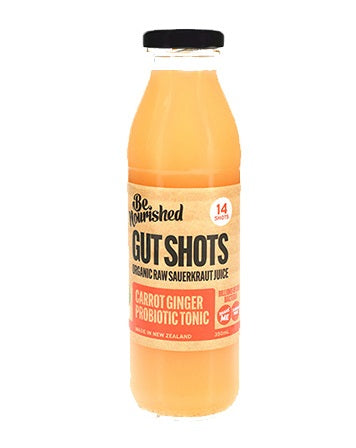 Be Nourished Gut Shot Carrot Ginger 350ml