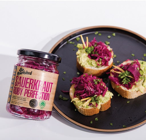 Be Nourished Sauerkraut Ruby Perfection 210g