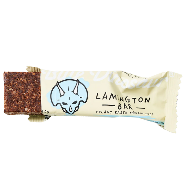Blue Dinosaur Paleo Bar Lamington 45gm
