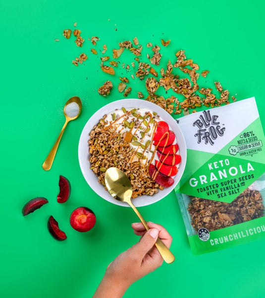 Blue Frog KETO Toasted Super Seeds with Vanilla & Sea Salt Granola 350gm - 20% off