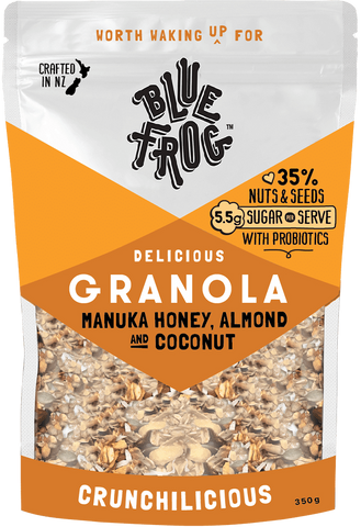 Blue Frog Manuka Honey, Almond & Coconut Granola 350gm