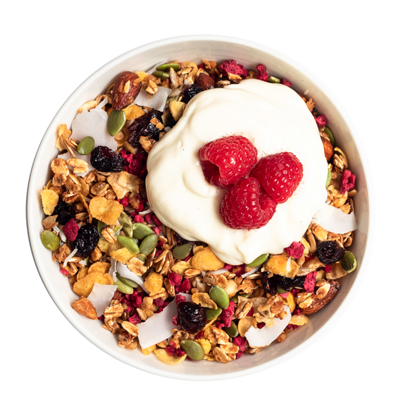 Blue Frog Raspberry, Vanilla & Chia Granola 350gm - 20% off