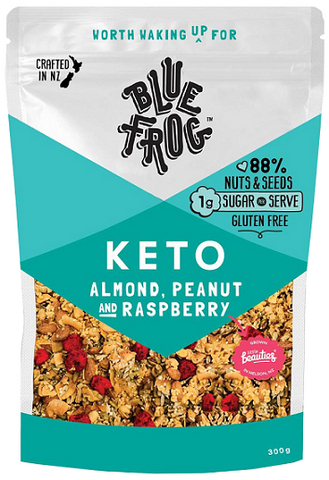 Blue Frog KETO Peanut, Almond & Raspberry 350gm