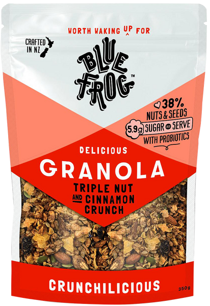 Blue Frog Triple Nut and Cinnamon Crunch Granola 350gm