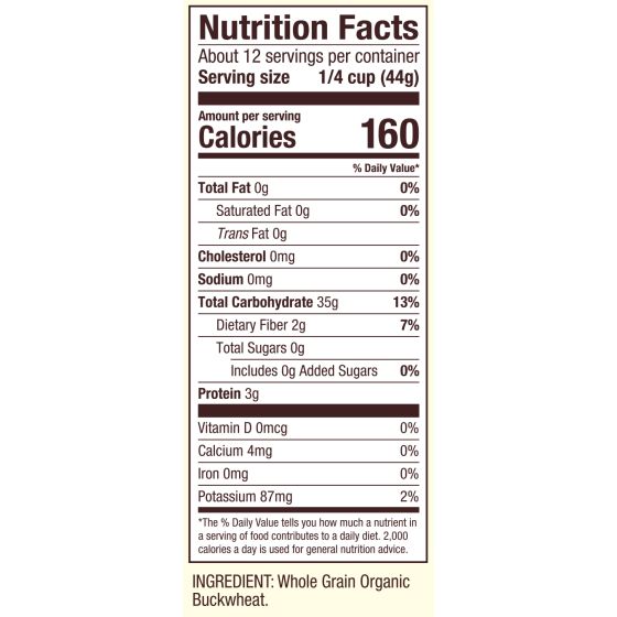 Bob's Red Mill Organic Creamy Buckwheat Hot Cereal 510gm