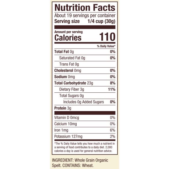 Bob's Red Mill Organic Spelt Flour 567gm