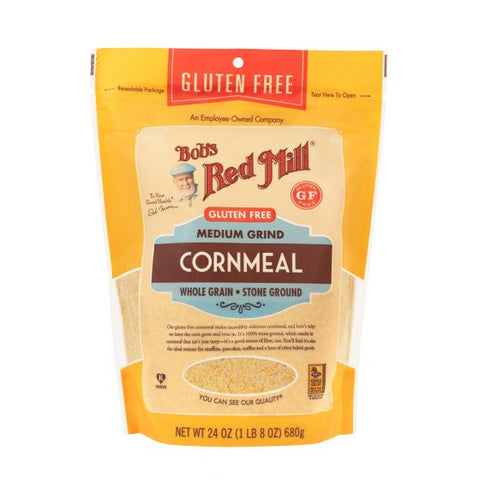Bob's Red Mill Gluten Free Medium Grind Cornmeal 680gm