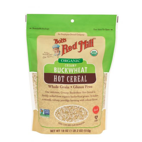 Bob's Red Mill Organic Creamy Buckwheat Hot Cereal 510gm