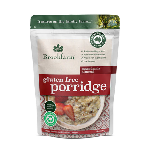 Brookfarm Gluten Free Porridge 400gm - 10% off