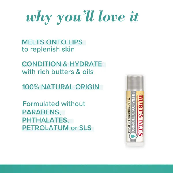 Burt's Bees Lip Balm Ultra Conditioning Lip Balm with Kokum Butter