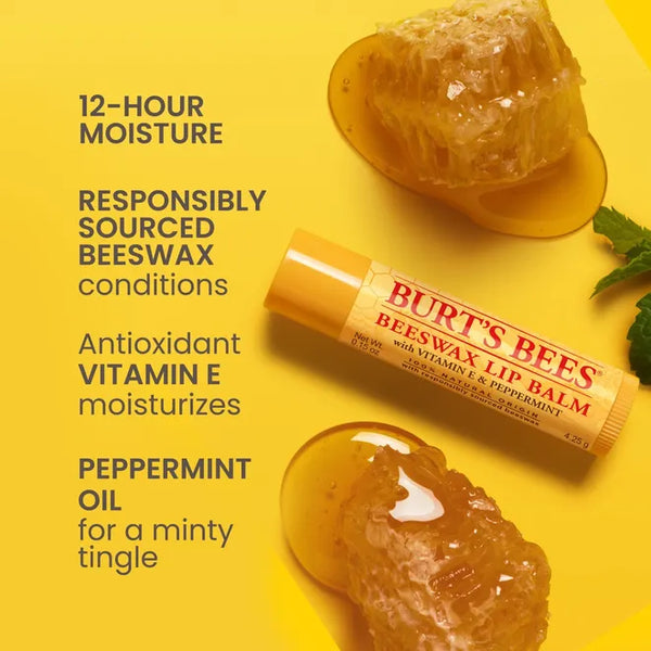 Burt's Bees Lip Balm Beeswax Lip Balm