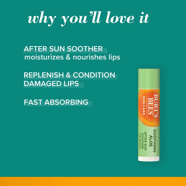 Burt's Bees Lip Balm Aloe After Sun Soother 4.25gm