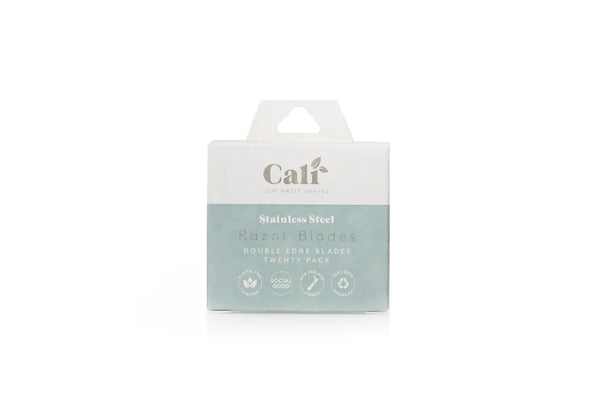 CaliWoods Safety Razor Blade Refill Pack - Pack of 20 Blades
