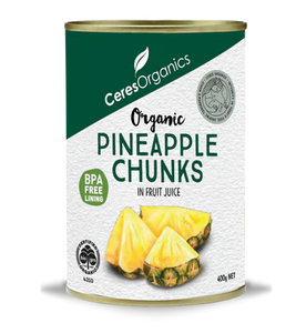 Ceres Organic Pineapple Chunks in Fruit Juice - 400g