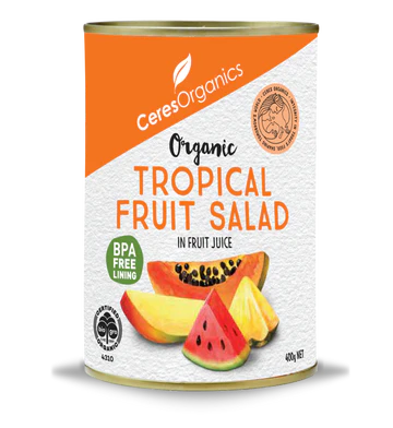 Ceres Organic Tropical Fruit Salad in Fruit Juice - 400g