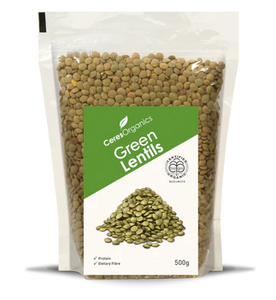 Ceres Organic Lentils, Green - 500g