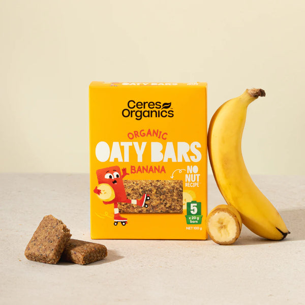 Ceres Organic Oaty Bars, Banana - 100g