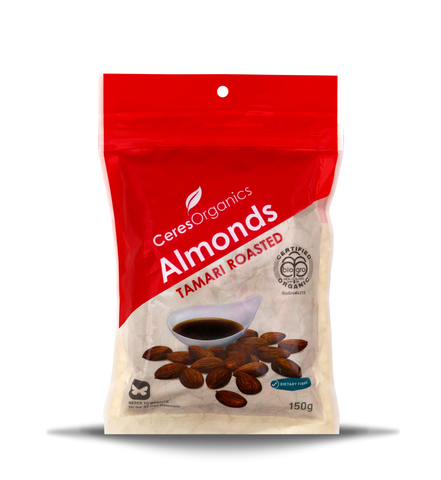 Ceres Organics Organic Almonds, Tamari Roasted 150g - 20% off