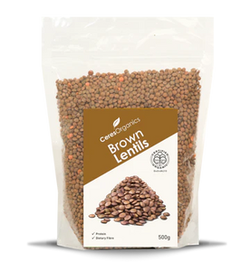 Ceres Organic Lentils, Brown - 500g