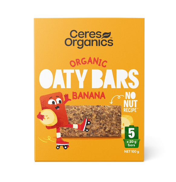 Ceres Organic Oaty Bars, Banana - 100g